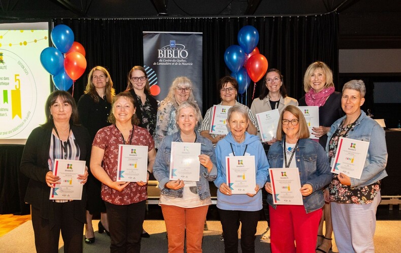 Notre bibliothèque municipale reçoit la certification BiblioQUALITÉ de niveau 5!