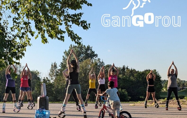 Bottes trampoline avec Gangorou