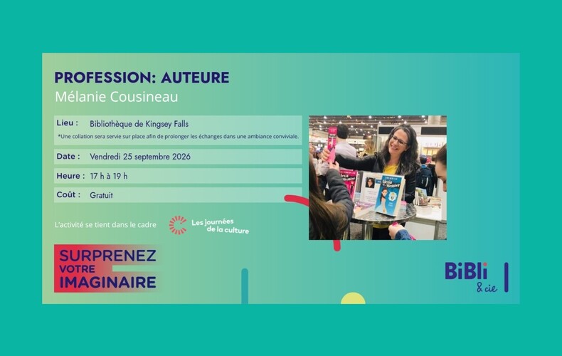 Invitation à un 5 à 7 à la bibliothèque