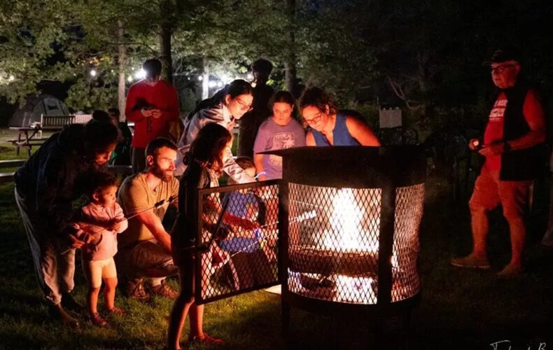 Nuits étoilées au jardin